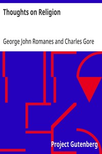 Cover of Thoughts on Religion — Reading Companion