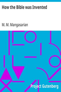Cover of How the Bible was Invented A Lec...